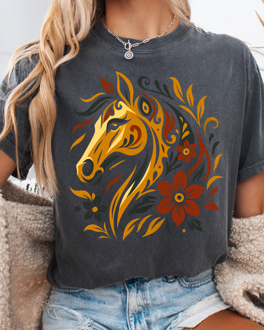 Blossoms & Bridle Tee