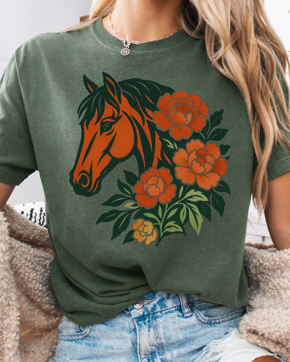 The Floral Mustang Tee