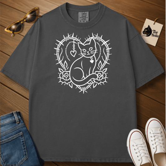 Cat Roses Tee