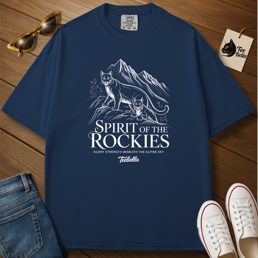 Rocky Mountains, Cougar and Lynx Together Tee