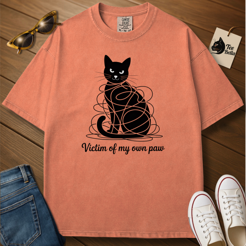 Victim of My Own Paw Tee