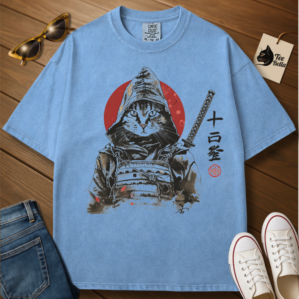 Cat Samurai Tee