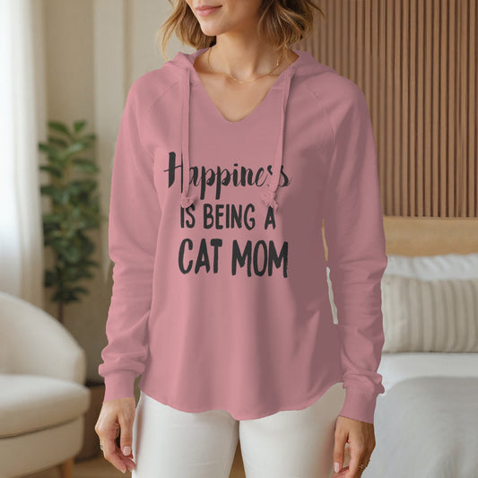 Womens Lightweight Wash Hooded Sweatshirt