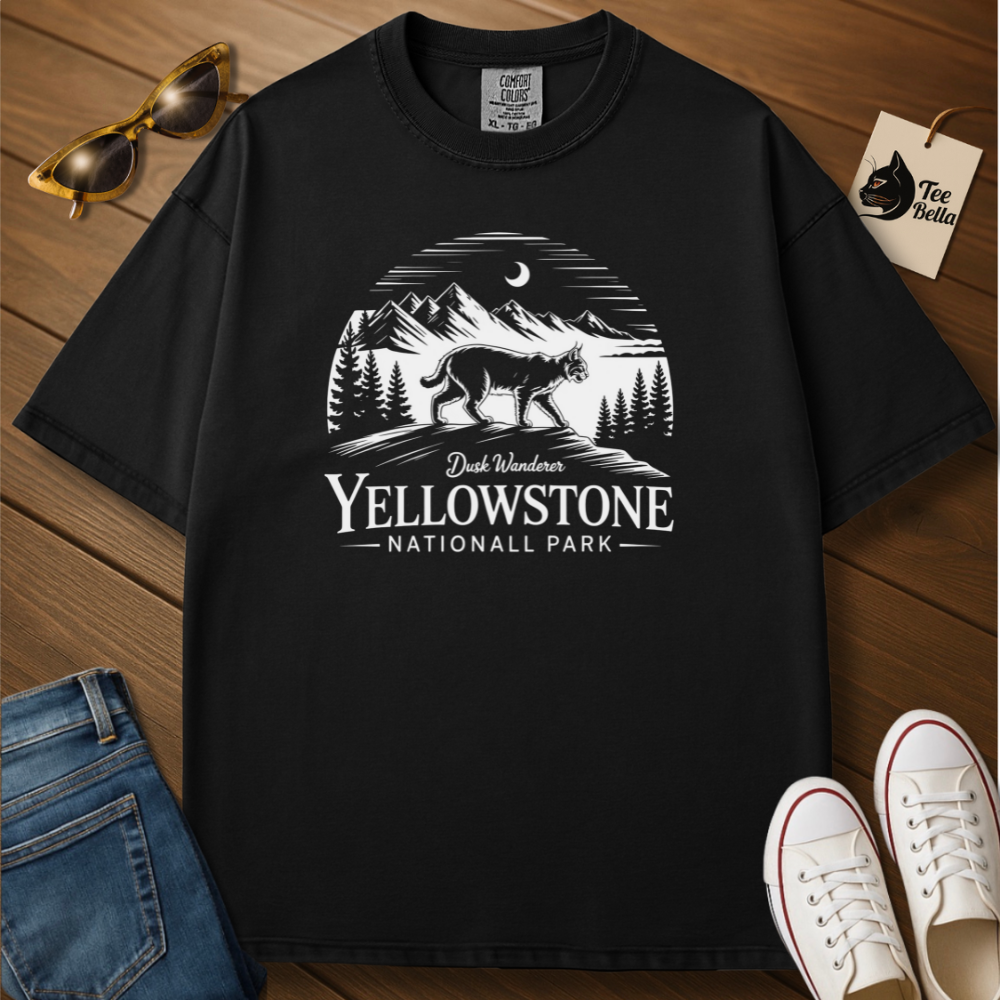 Bobcat of the Forest, Yellowstone Tee