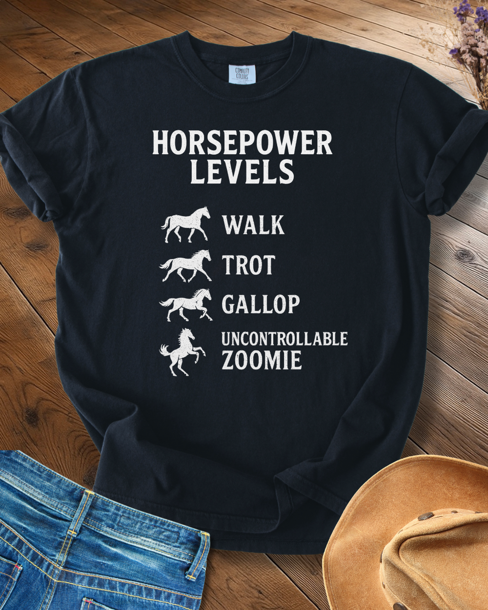 HorsePower Levels T-shirt