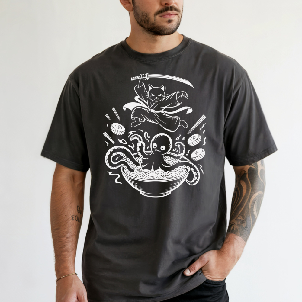 Neko vs Tako: Ramen Wars Tee
