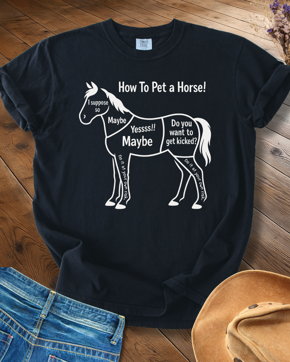 How to Pet a Horse T-shirt