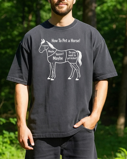 How to Pet a Horse T-shirt