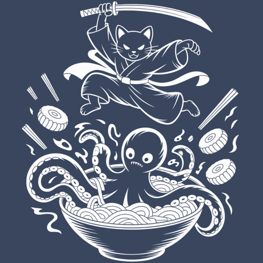 Neko vs Tako: Ramen Wars Tee