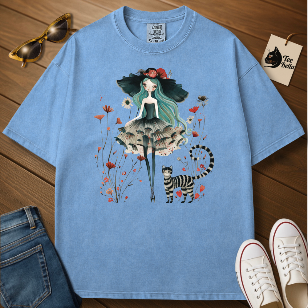 A Girl and a Cat Tee