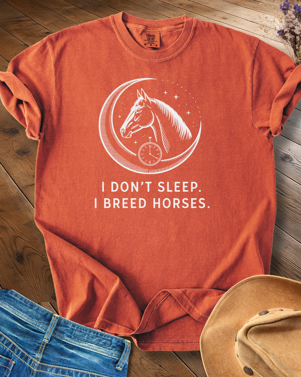 I Don´t Sleep I Breed Horses T-shirt