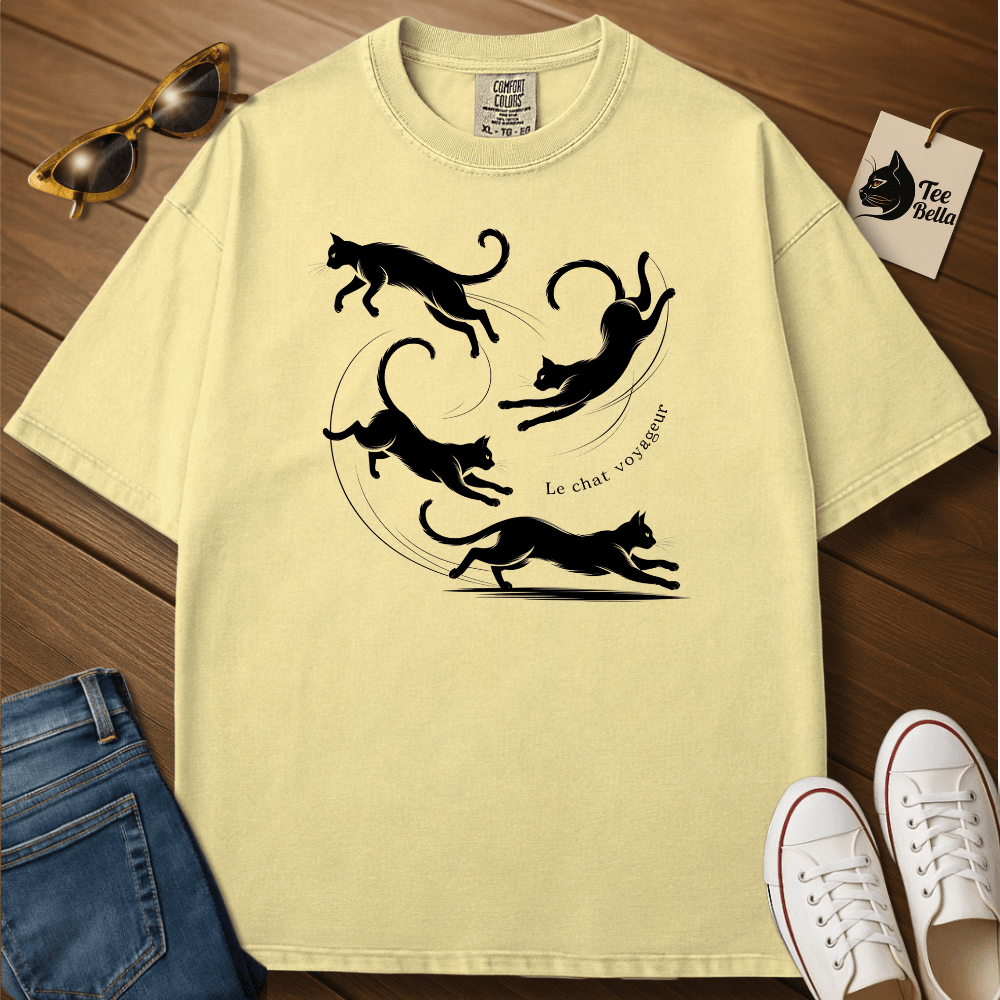 Le Chat Voyageur Tee