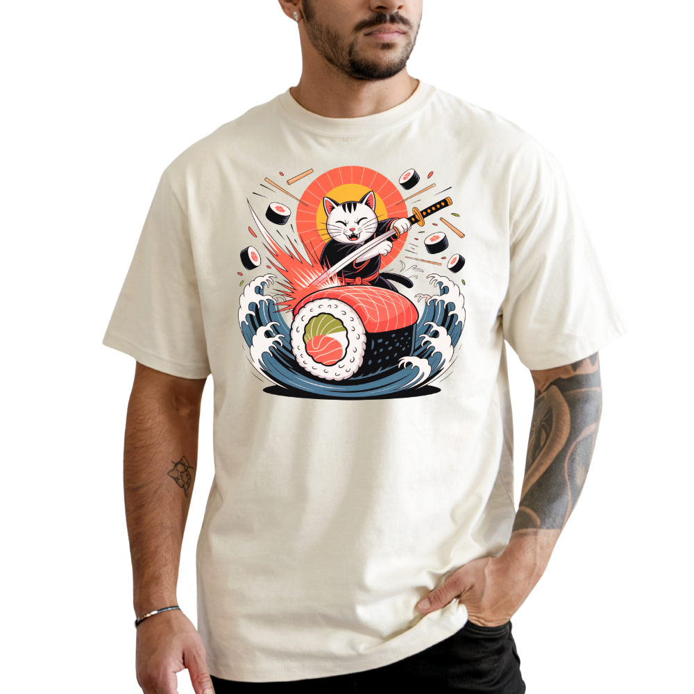 The Great Sushi Slash Tee
