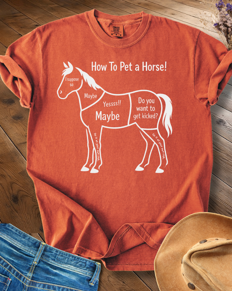 How to Pet a Horse T-shirt