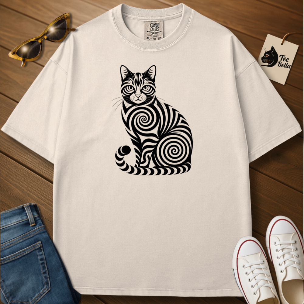 Illusion Cat Tee