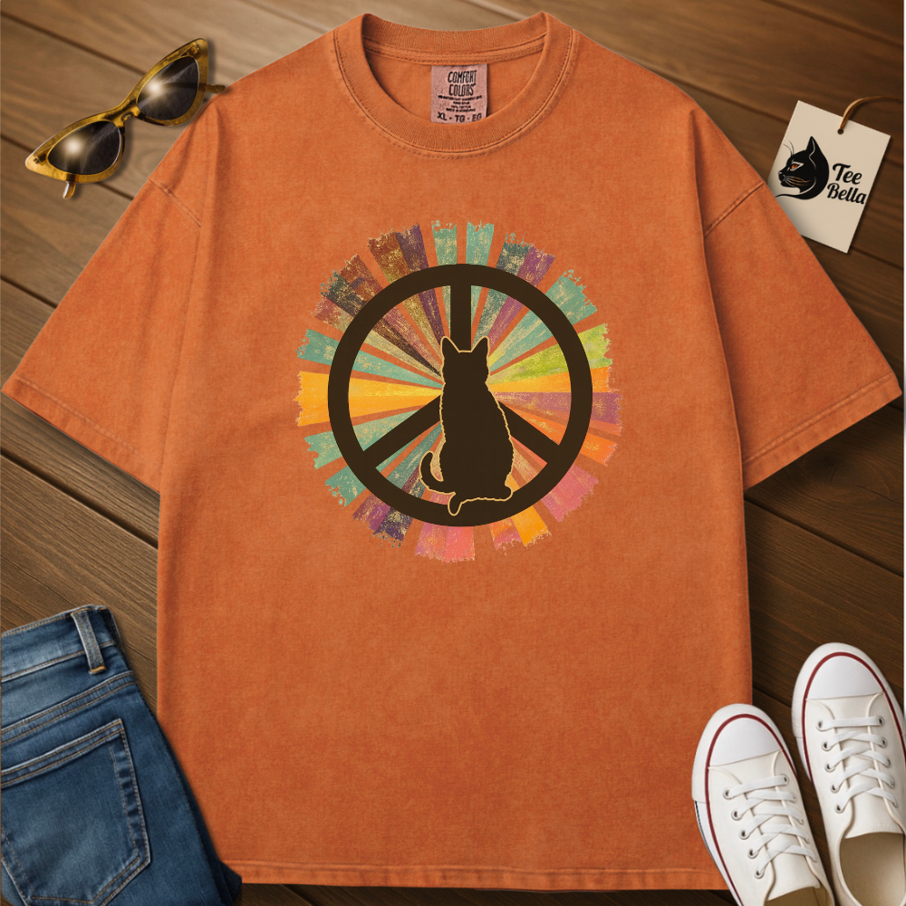 Peace, Love & Whiskers Tee