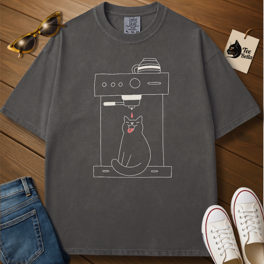 I Love Cats and Coffee Tee