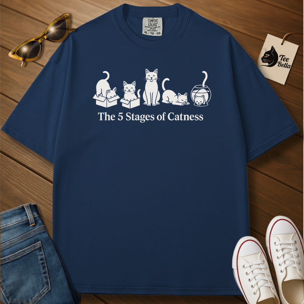 Stages of Catness Tee