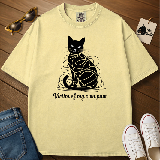 Victim of My Own Paw Tee