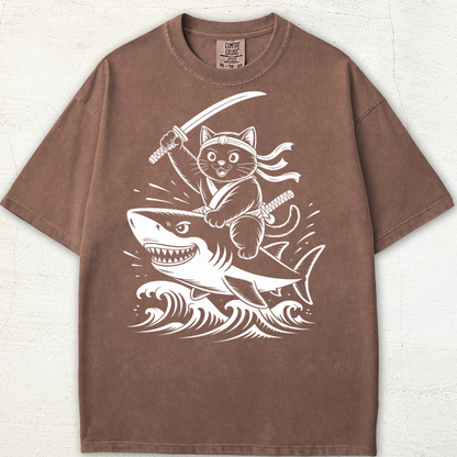 Neko Shark Strike Tee