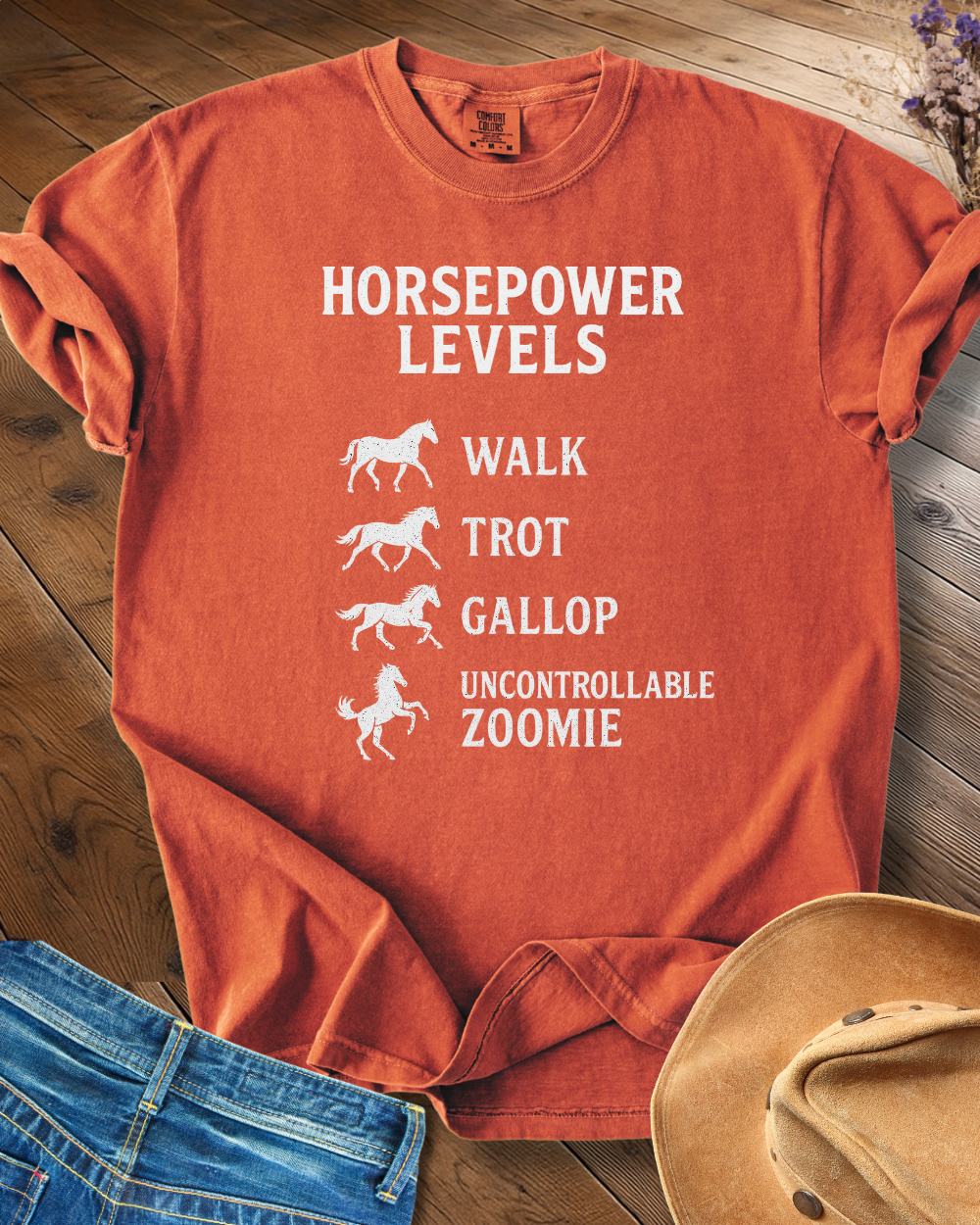 HorsePower Levels T-shirt