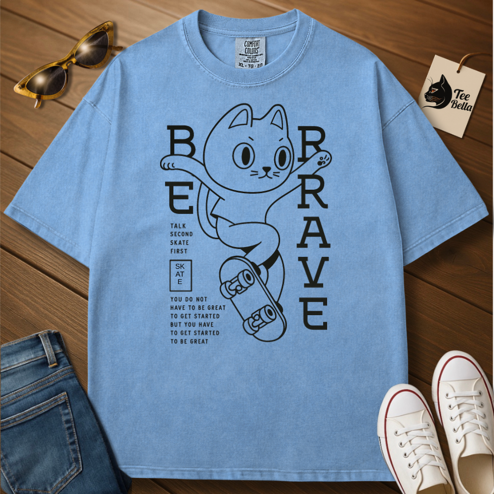Be Brave Skater Tee