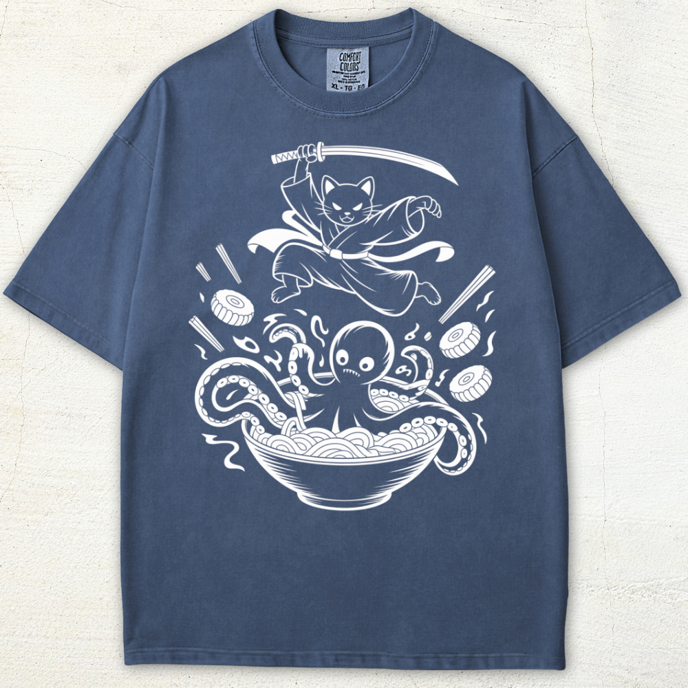 Neko vs Tako: Ramen Wars Tee