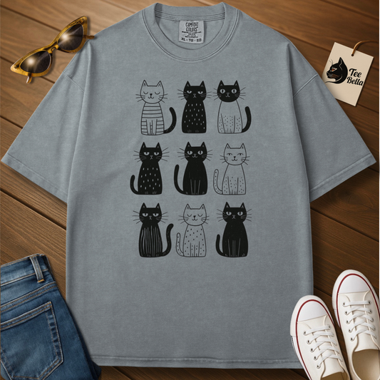 Les Neuf Chats Tee