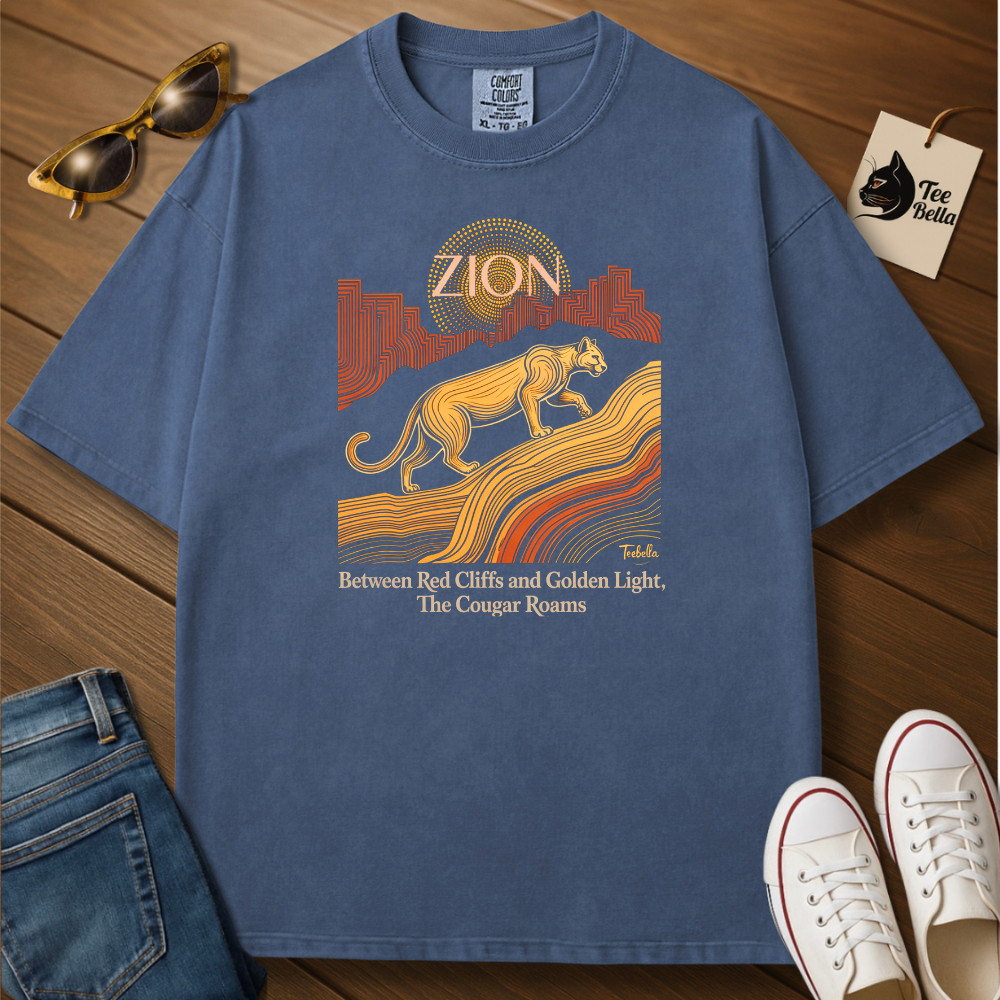 Zion, The Cougar Roams Tee