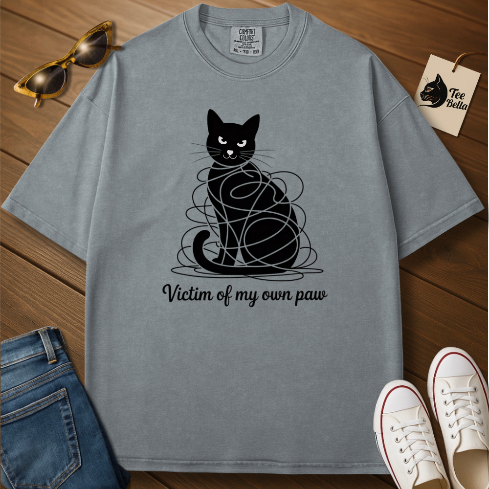 Victim of My Own Paw Tee