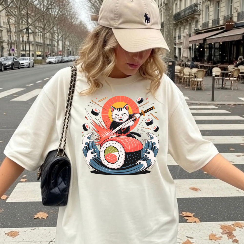 The Great Sushi Slash Tee