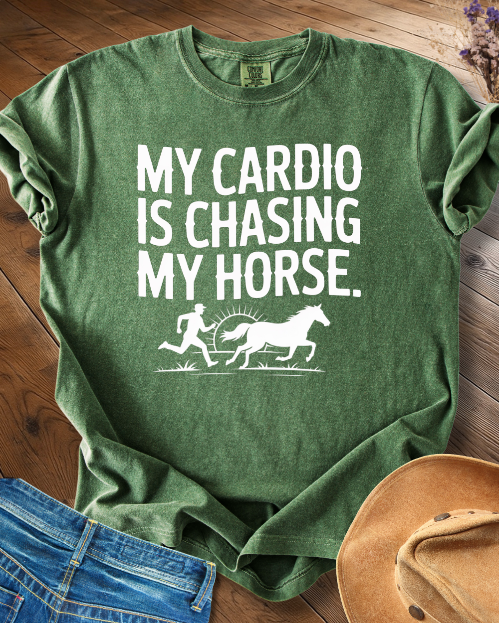 My Cardio Is Chasing Horses T-shirt