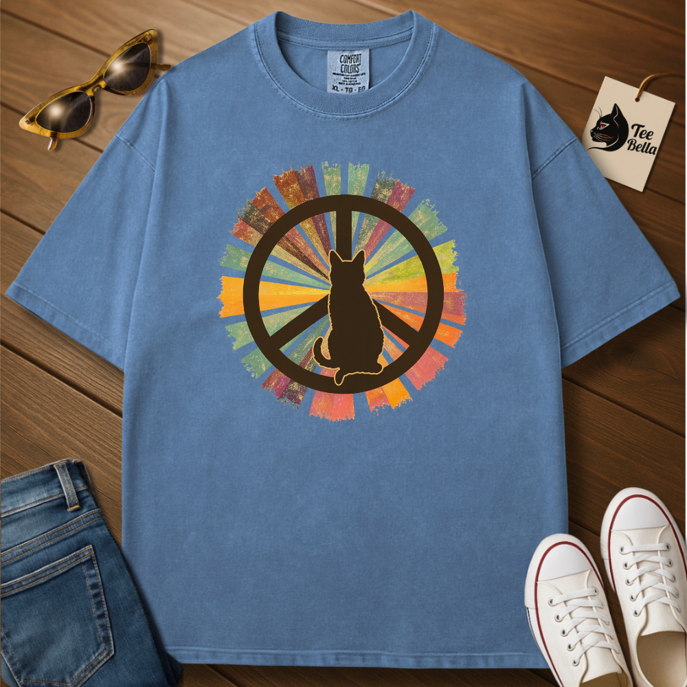 Peace, Love & Whiskers Tee