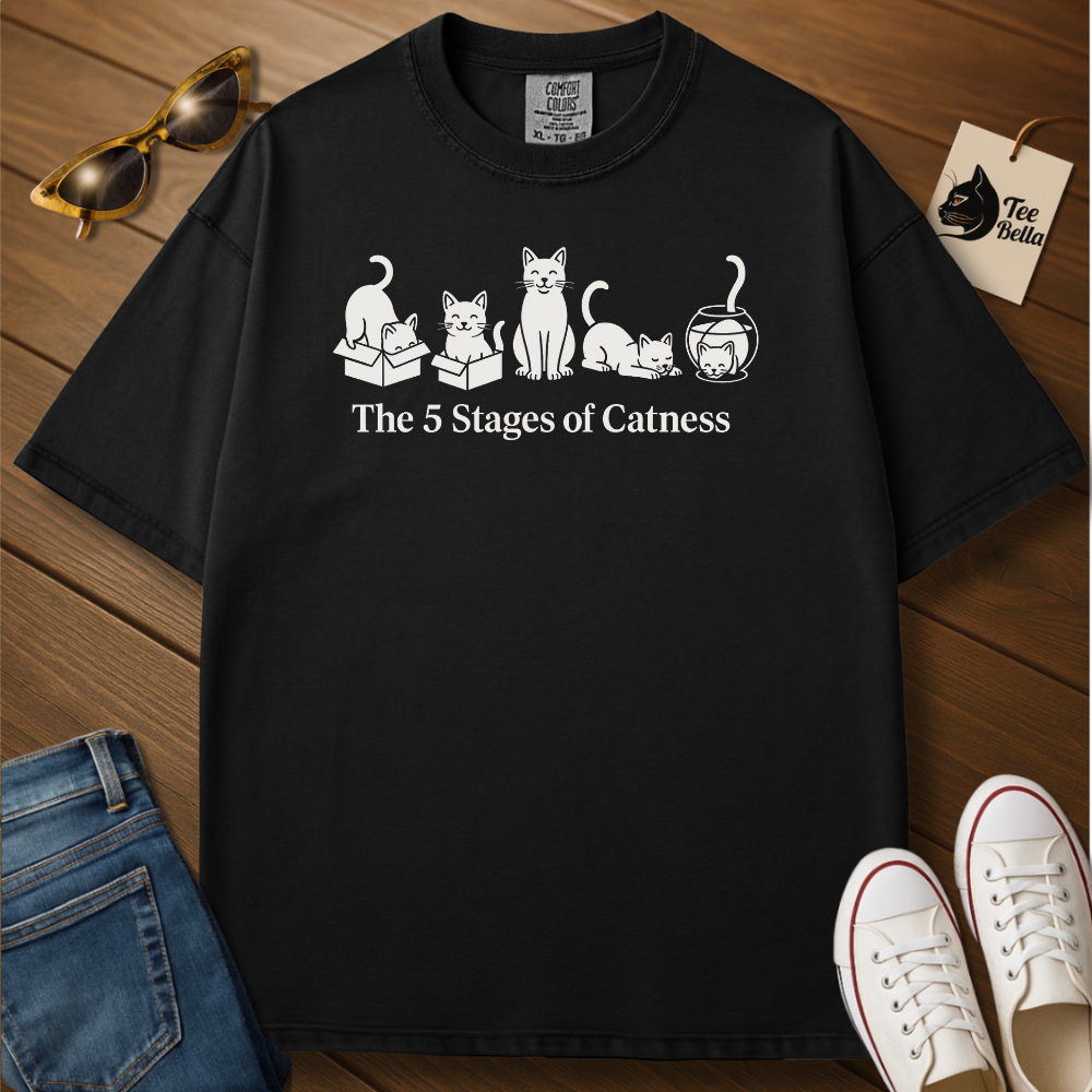 Stages of Catness Tee