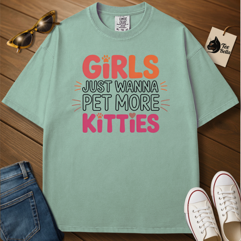 Girls Pet Kitties Tee