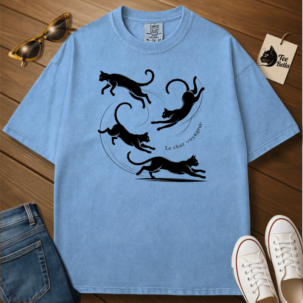 Le Chat Voyageur Tee