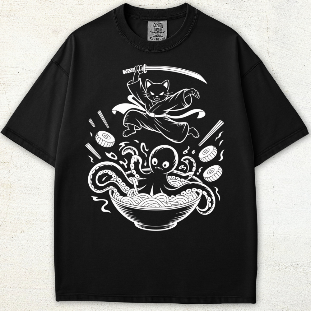 Neko vs Tako: Ramen Wars Tee