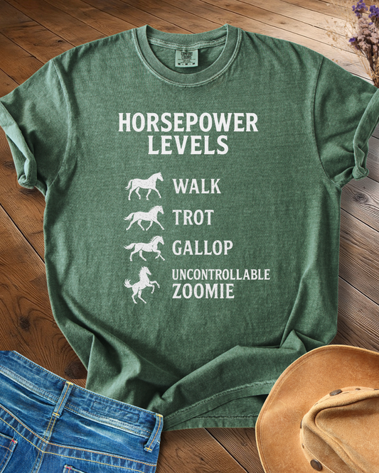 HorsePower Levels T-shirt