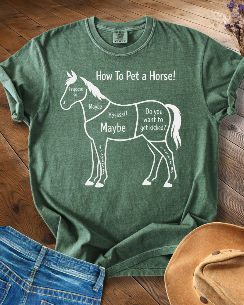 How to Pet a Horse T-shirt
