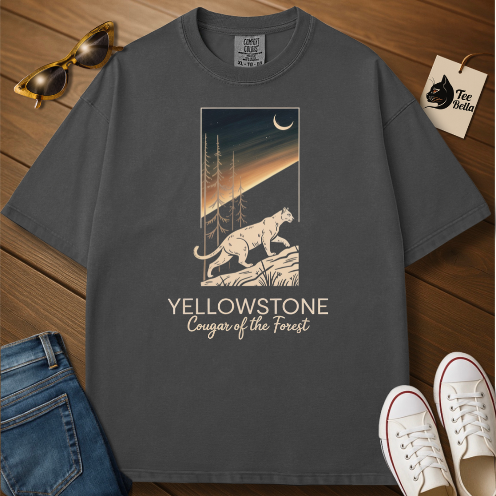 Cougar of the Forest, Yellowstone Tee