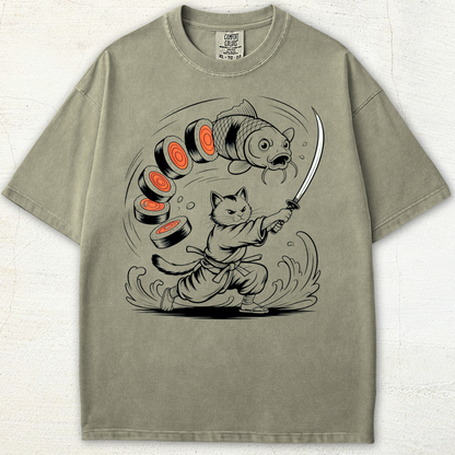 Neko vs. Koi Tee
