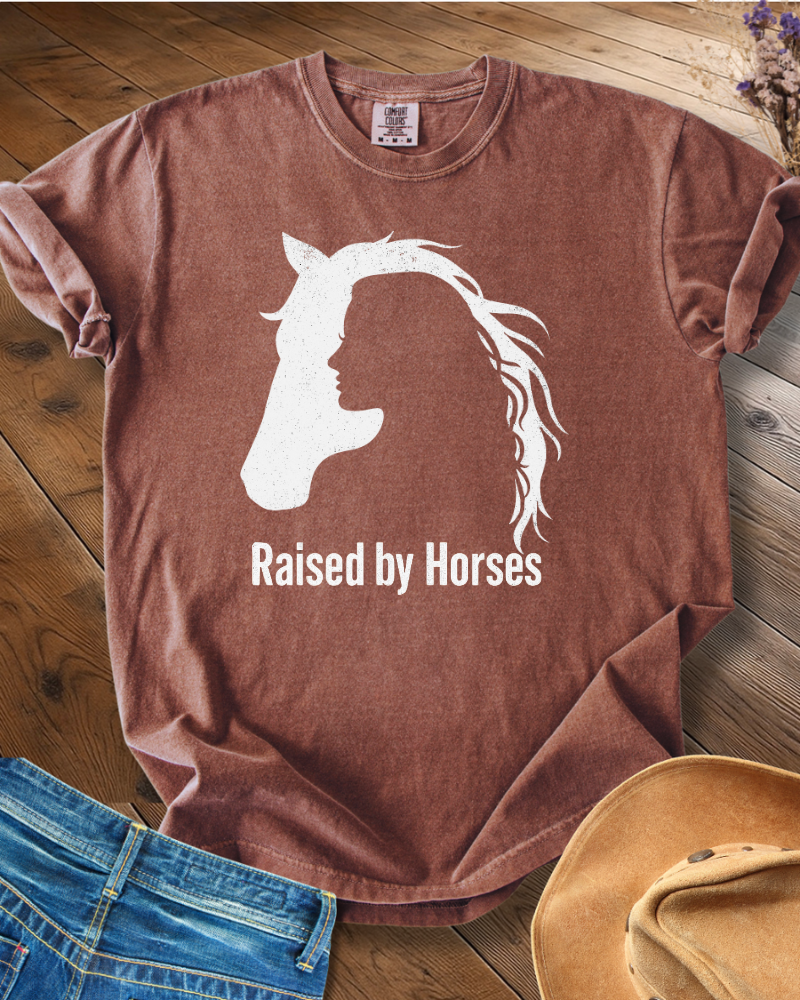 Raised by Horses T-shirt