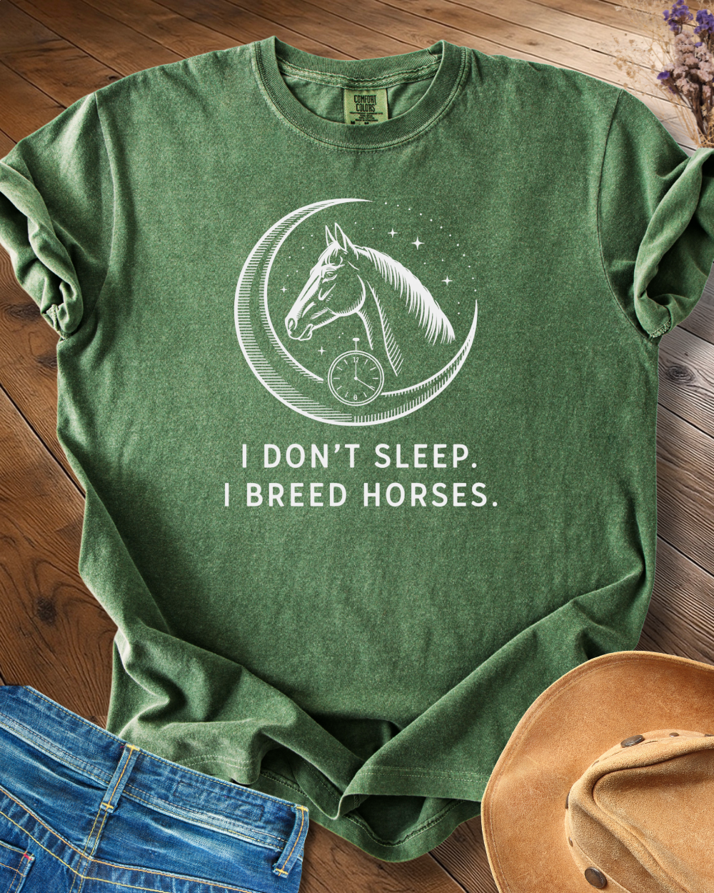 I Don´t Sleep I Breed Horses T-shirt