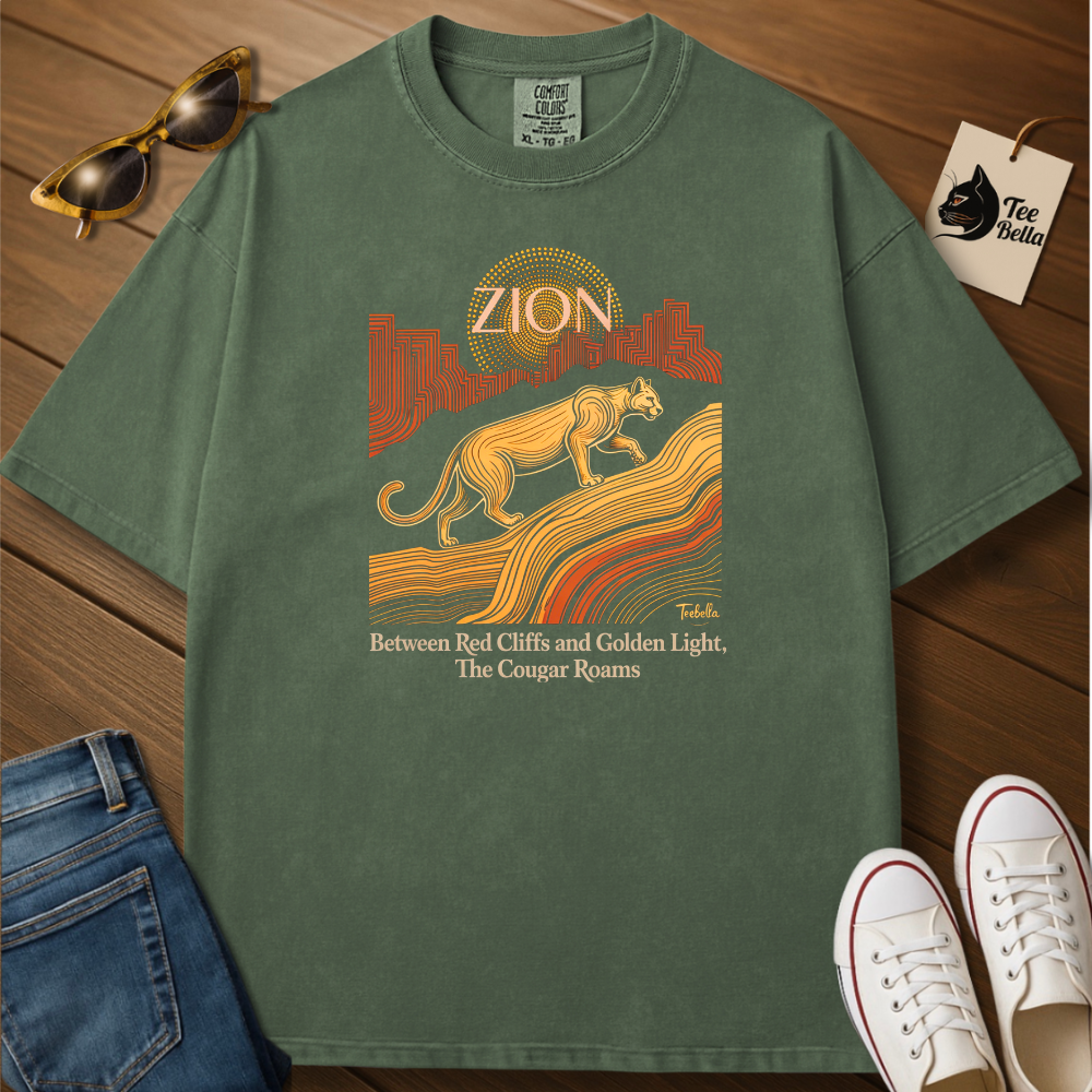 Zion, The Cougar Roams Tee