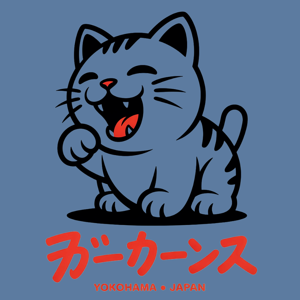 Laughing Neko Club Tee
