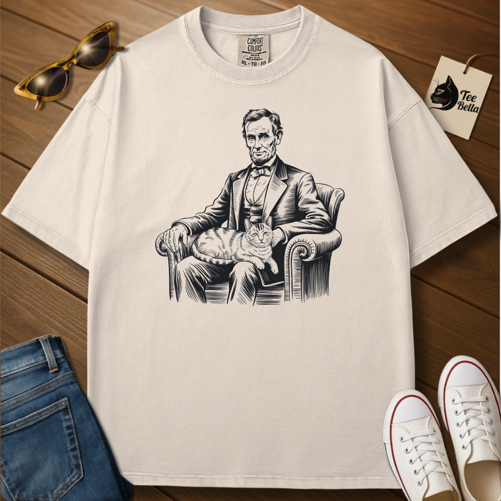 Lincoln and the Cat Tee