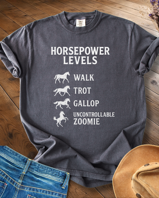 HorsePower Levels T-shirt