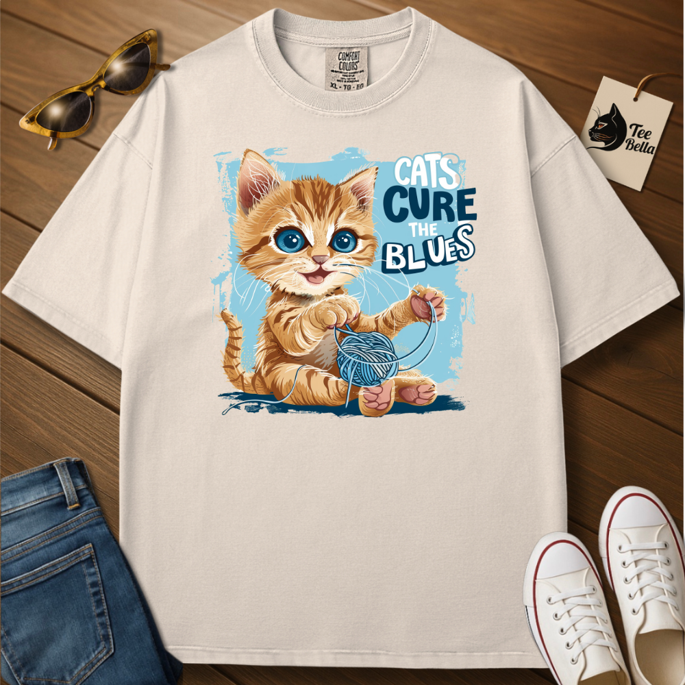 Cats Cure the Blues Tee