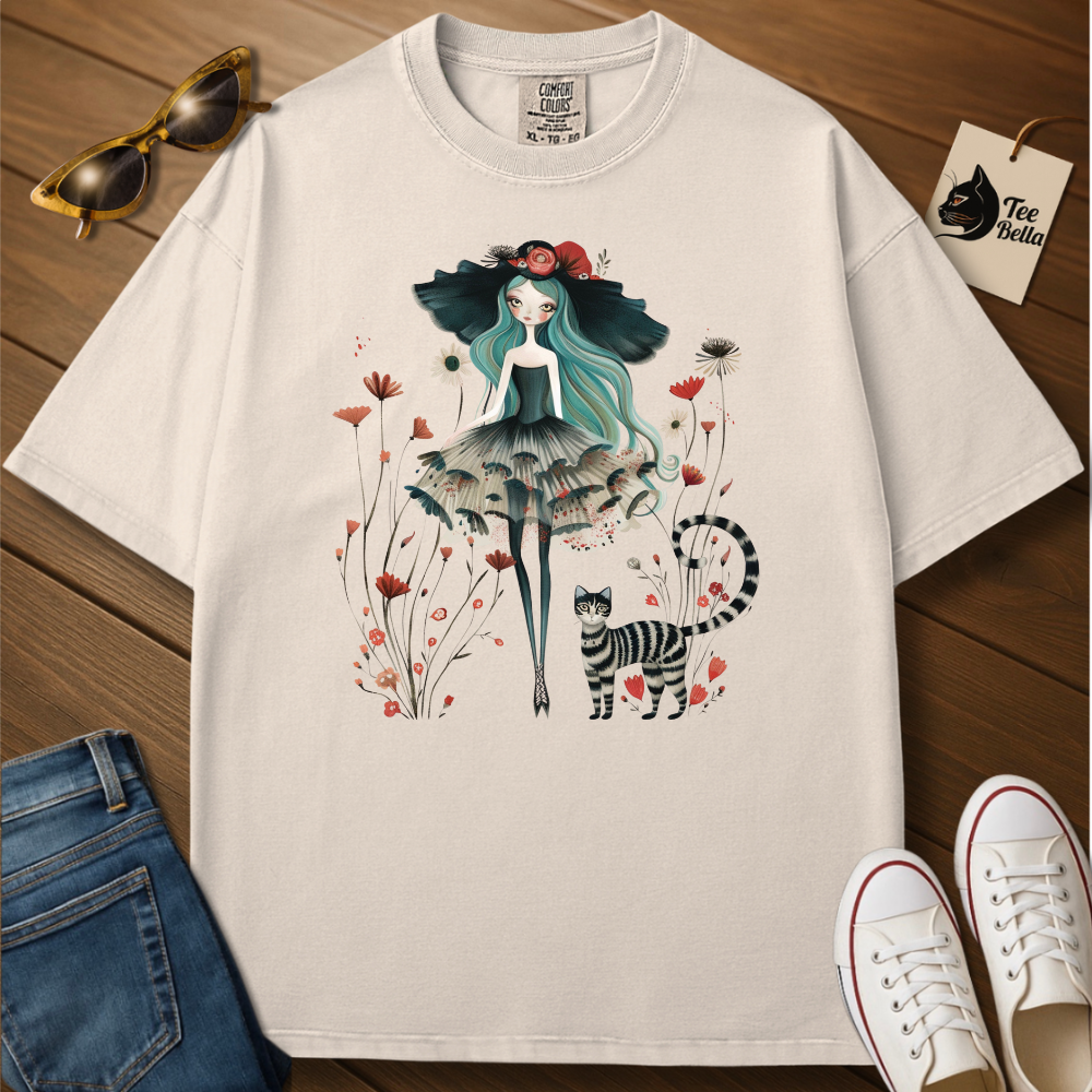 A Girl and a Cat Tee