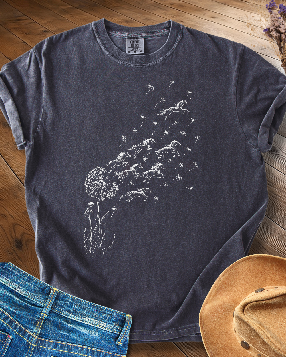Dandelion Horses T-shirt